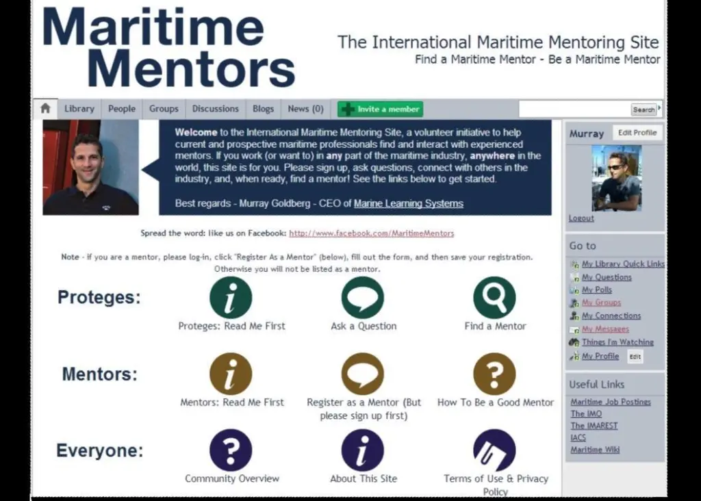 An online community may be the answer to mentoring relationships