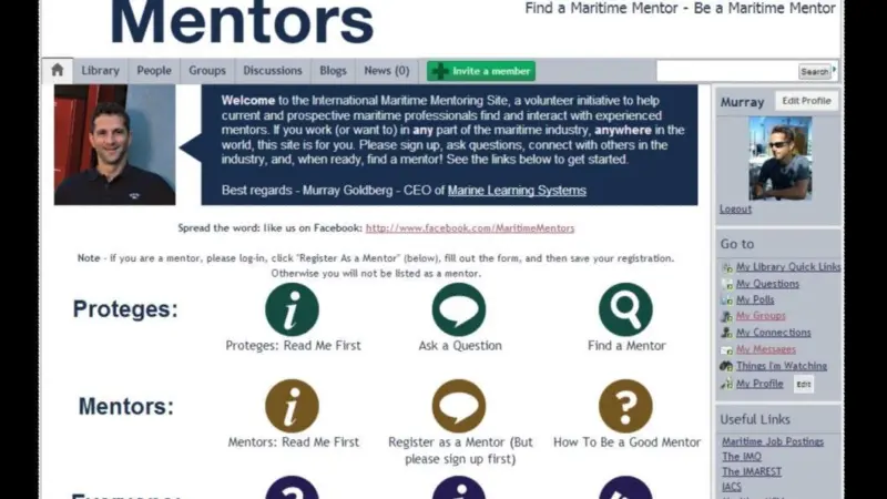 An online community may be the answer to mentoring relationships