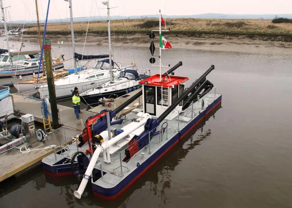 The first MarinaMaster 8000 is seen following commissioning in the UK earlier this month