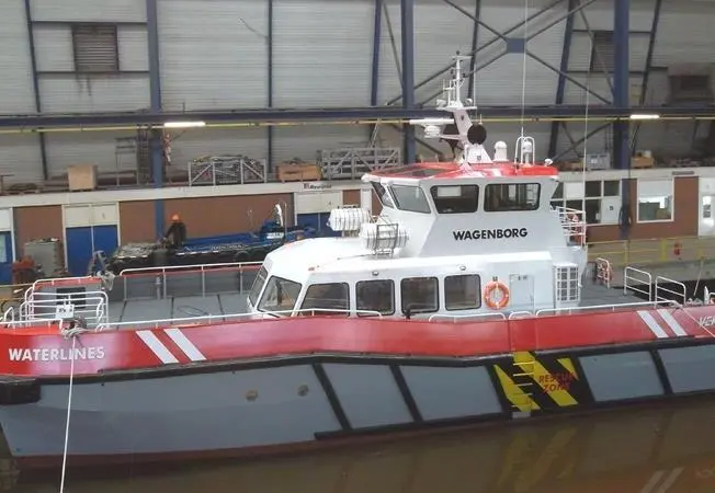 The catamaran will be used to transport crew and equipment to offshore windfarms in the North Sea