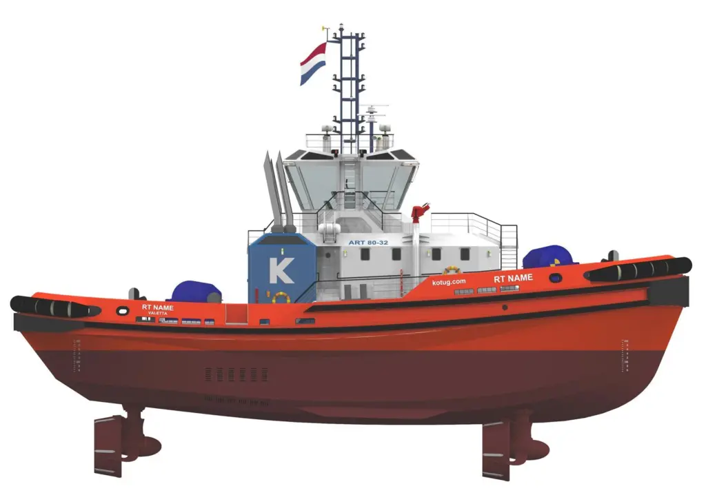 The new Rotor Tug ART80-32 will be built and sold by Damen and Cheoy Lee