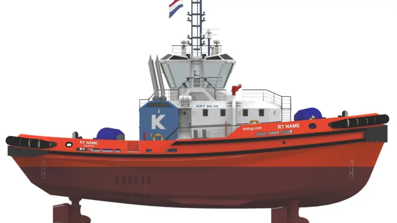 The new Rotor Tug ART80-32 will be built and sold by Damen and Cheoy Lee