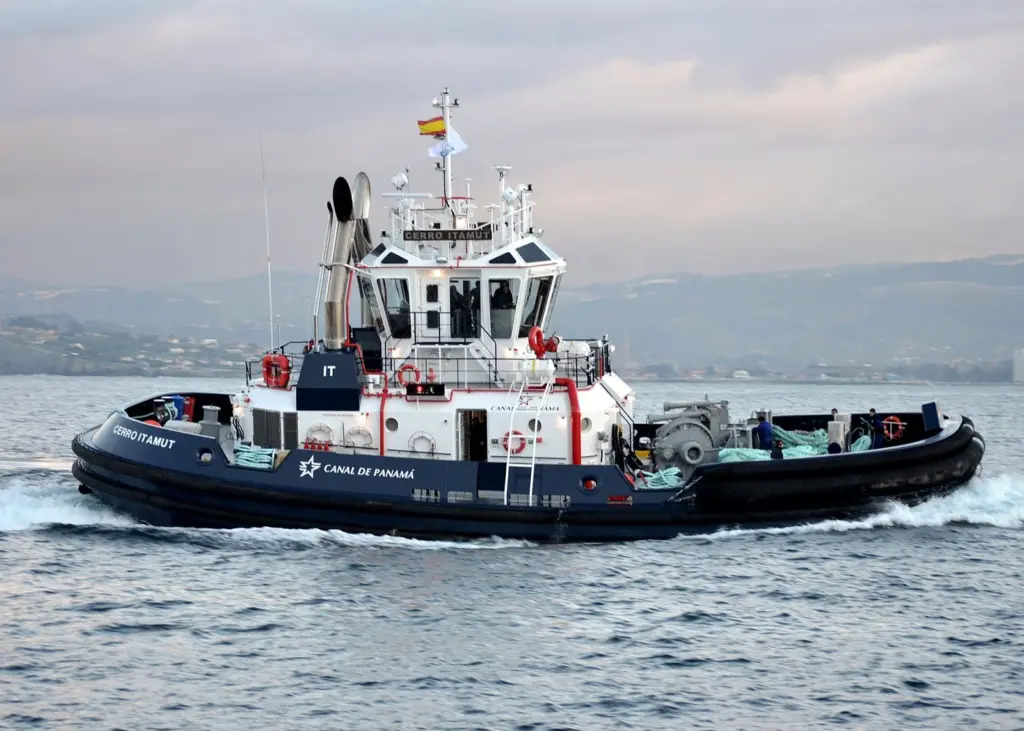 Cerro Itamut is the first of 14 tractor tugs to be built for the Panama Canal Authority