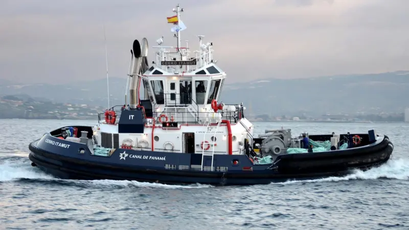 Cerro Itamut is the first of 14 tractor tugs to be built for the Panama Canal Authority