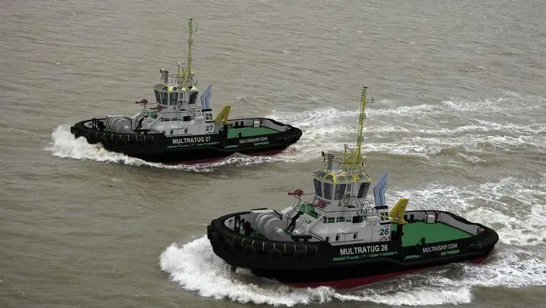 Damen will supply two ASD 2810 tugs to Multraship
