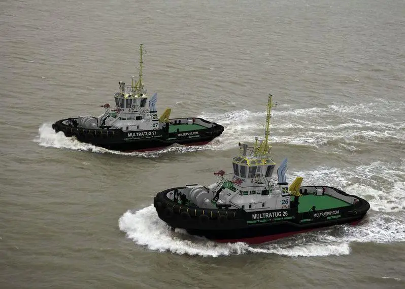 Damen will supply two ASD 2810 tugs to Multraship
