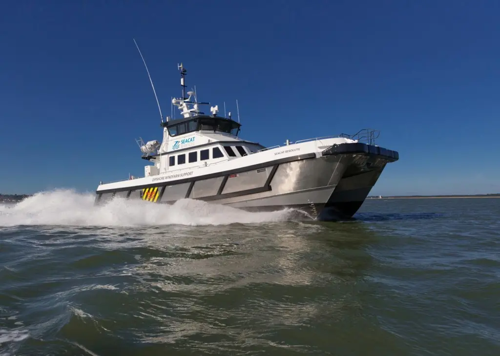 Seacat Services operates a number of South Catamaran 21m and South Catamaran 24m vessels