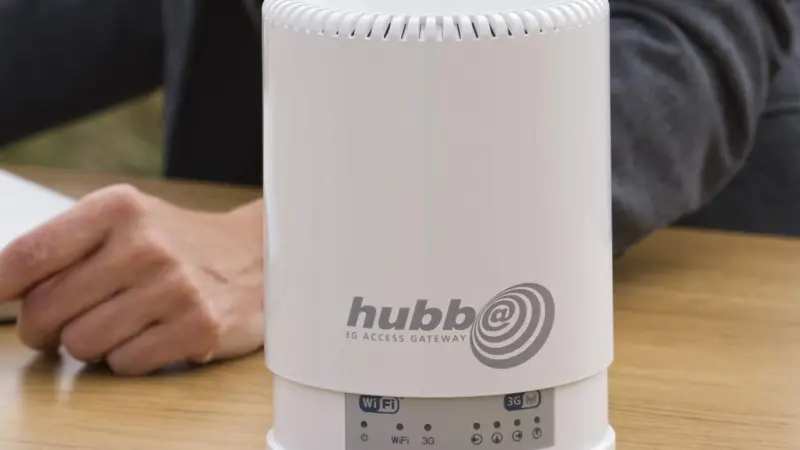 The Hubba can provide broadband connection up to 20 miles offshore