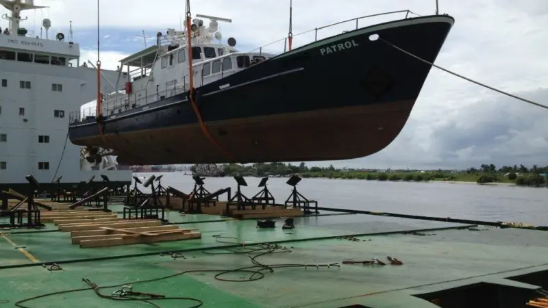 The two vessels were loaded direct from the water in Rotterdam