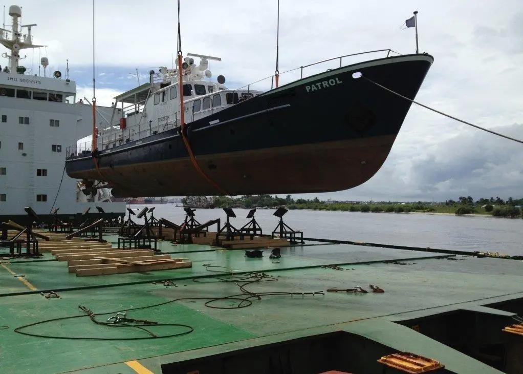 The two vessels were loaded direct from the water in Rotterdam