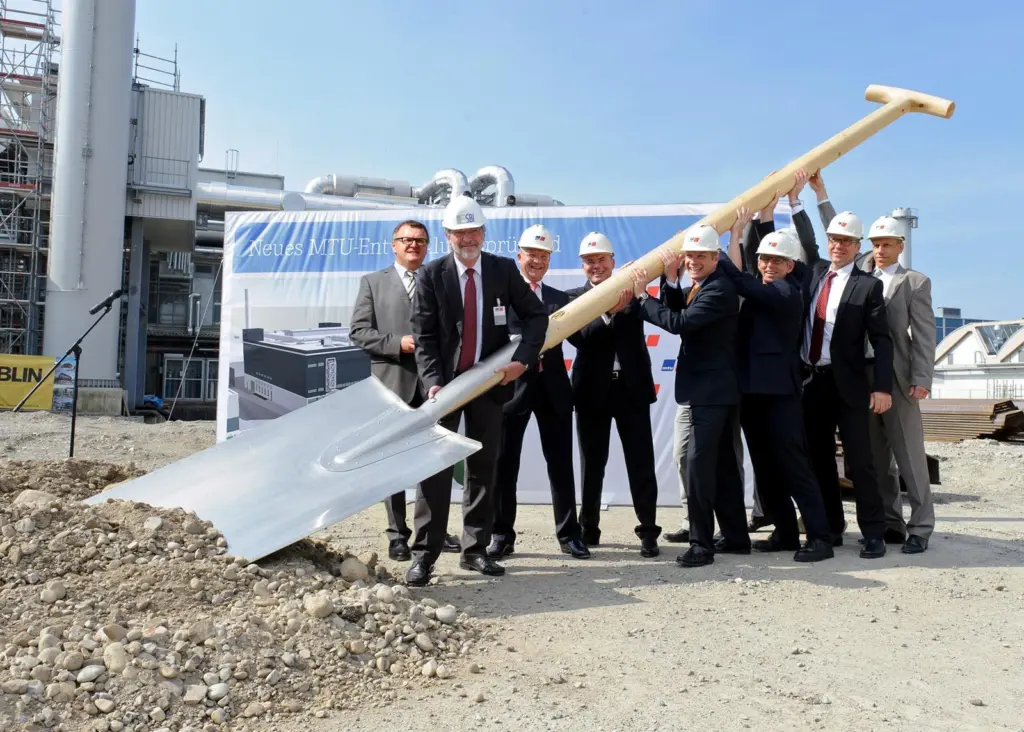 MTU Friedrichshafen held a ground breaking ceremony to mark the start of construction work