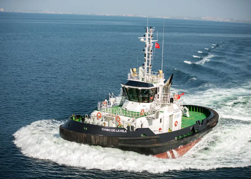 Cabo de la Vela is one a pair of powerful Voith tractors built for Cerrejón based in Puerto de Bolivar, Colombia
