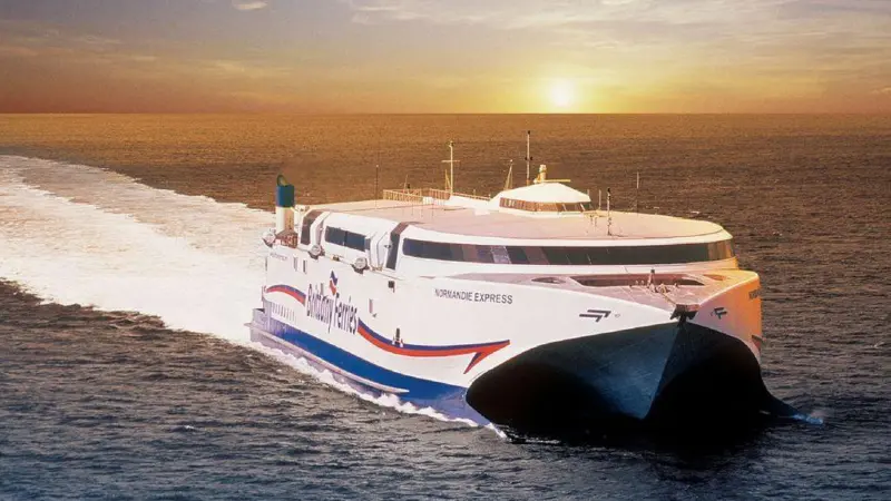Brittany Ferries' Normandie Express will be operating on the new service