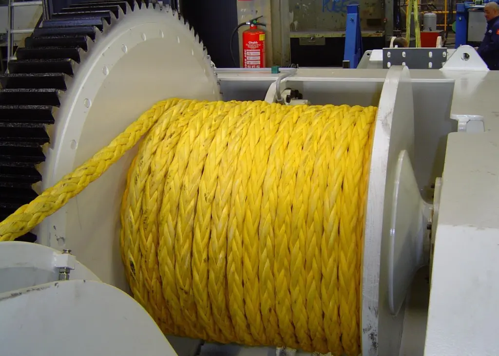 LankForce rope on a mooring winch