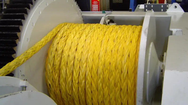 LankForce rope on a mooring winch