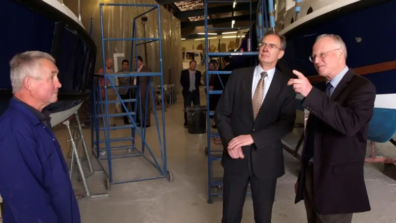 Andrew Turner MP visited The Boat Development Co this week to discuss funding for exports