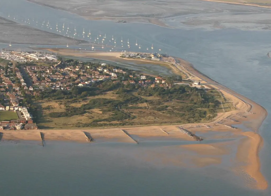 The Eastoke Peninsula at Hayling will be protected by coastal defence works (The Eastern Solent Coastal Partnership)