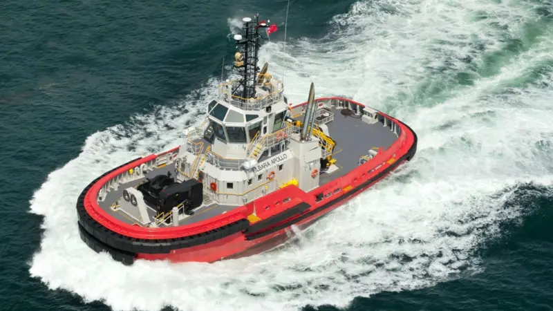Pilbara Apollo was delivered to Australia under its own power from the Uzmar shipyard in Turkey