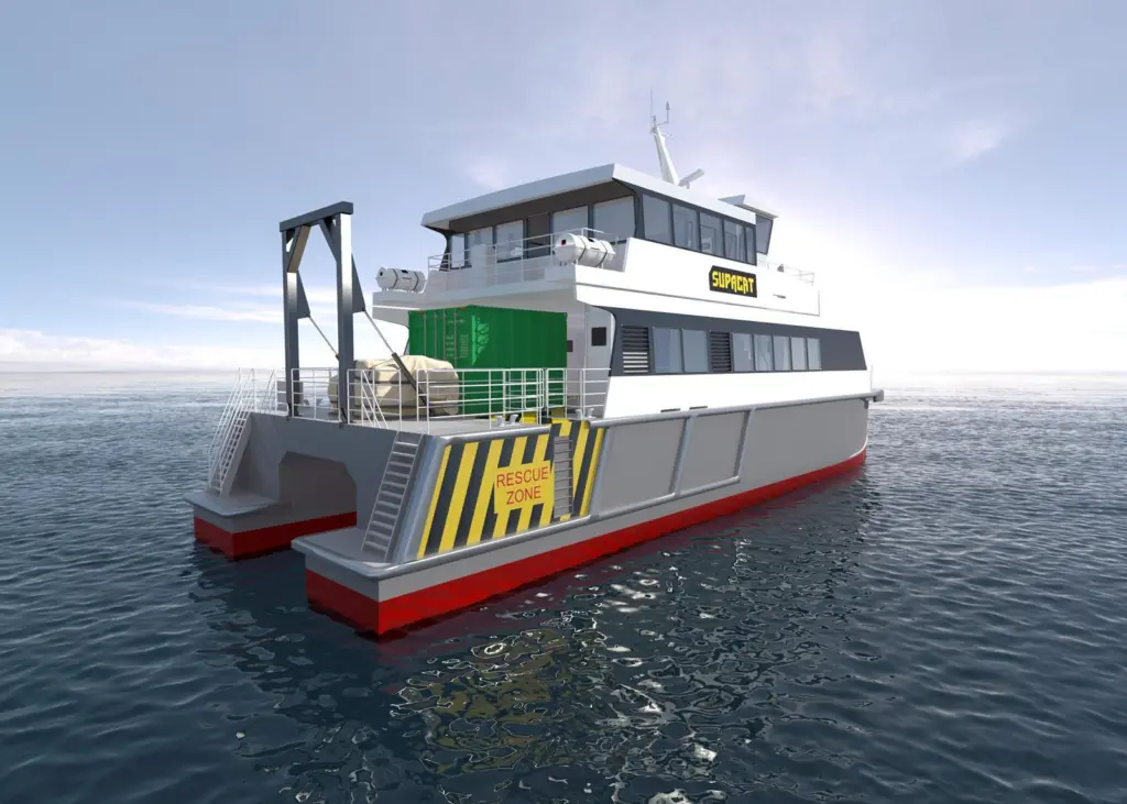 The Supacat SMV 24 - Mustang's first venture into offshore windfarm vessels