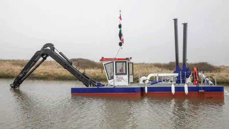 The dredger is expected at Seawork 2013