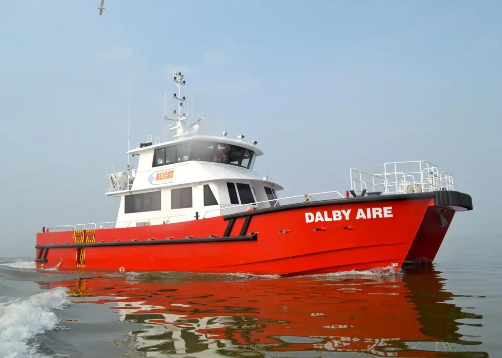 The wind farm service vessel ‘Dalby Aire’