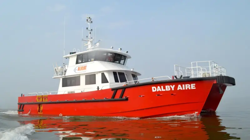 The wind farm service vessel ‘Dalby Aire’