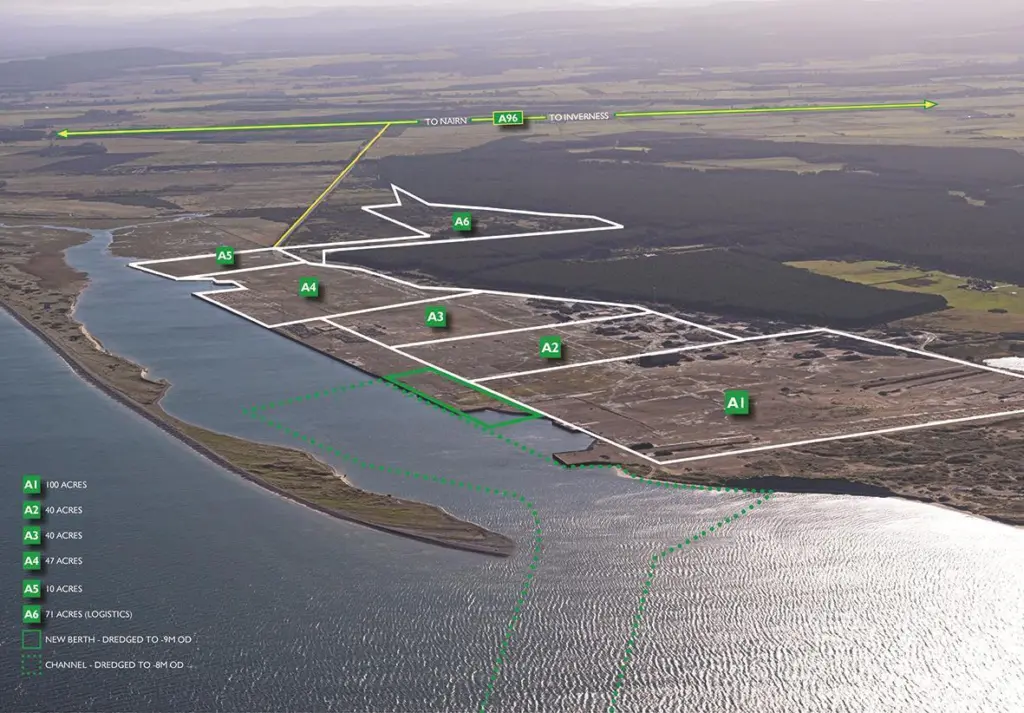 Some 340 hectares of land are available for development at the Port