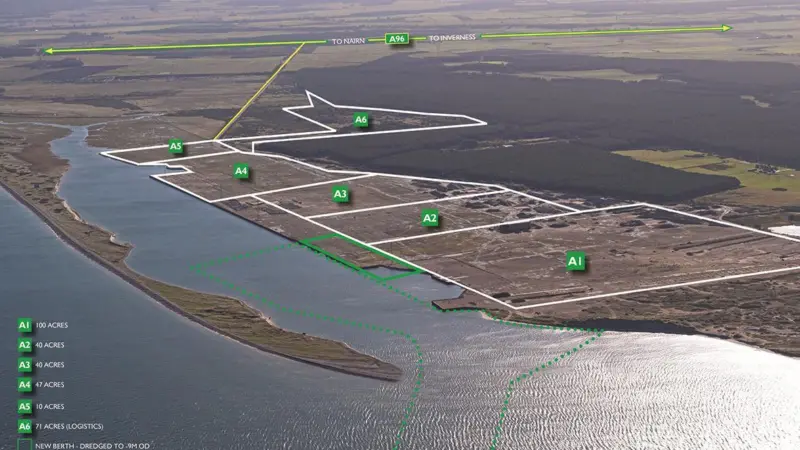 Some 340 hectares of land are available for development at the Port