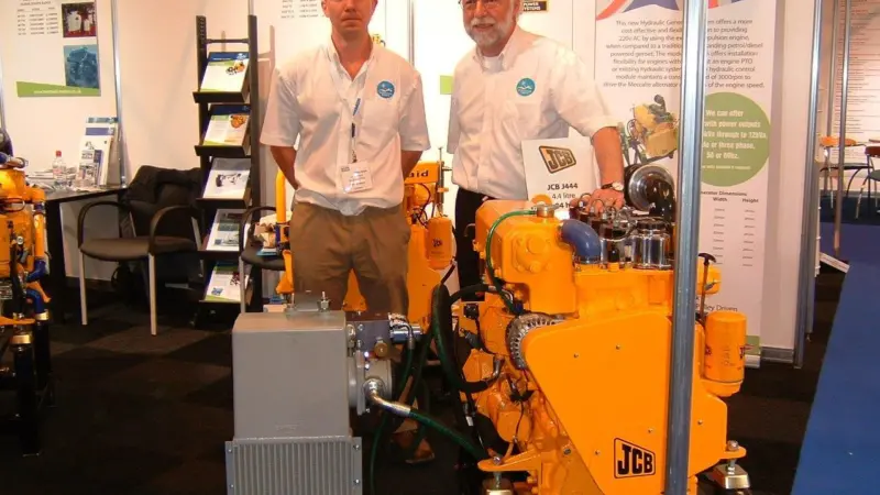 The JCB J444NA naturally aspirated engine and Hydragen generated quite a bit of attention at Seawork this year