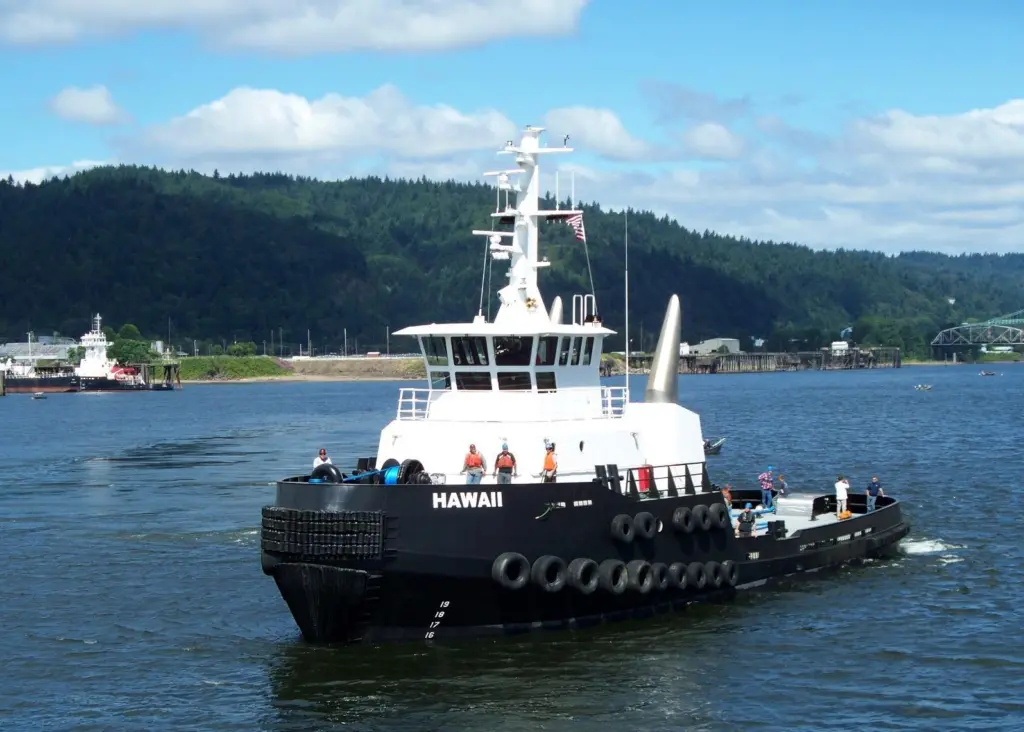 Hawaii and sister ship Washington were built to an improved design by Jensen. Photo courtesy of Aimee Eng
