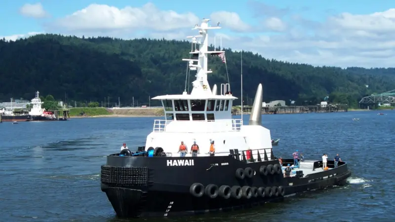 Hawaii and sister ship Washington were built to an improved design by Jensen. Photo courtesy of Aimee Eng