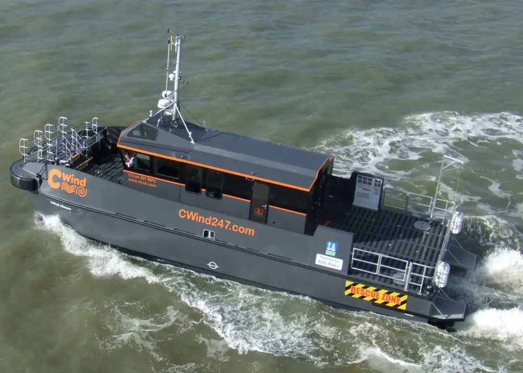 The resin composite CWind boats provide a cost effective package, with outstanding fuel efficiency