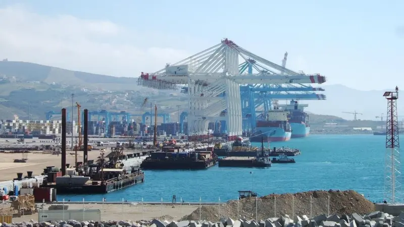 Tangier Med Port is one of the largest ports both on the Mediterranean and in Africa