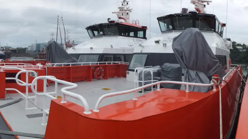 Njord Puffin and Njord Petrel have just arrived in Europe