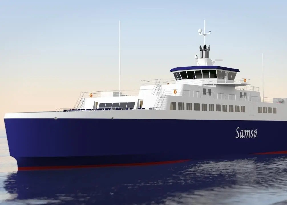 The ferry will be Denmark's first LNG ferry