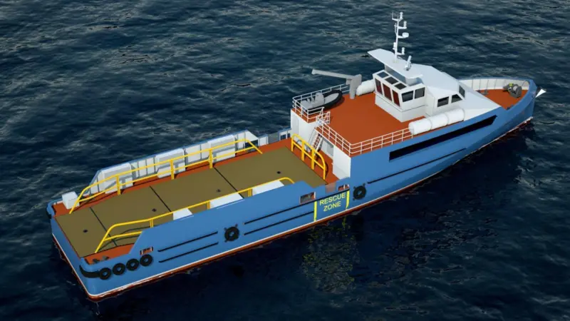 The new FPSV40 will be based on the same design as Piriou's 50m series FPSVs
