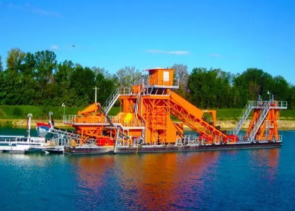 The KS 225 is an electric dredger with a dredging depth of 13m