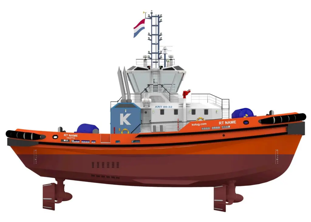 Four tugs of the new ART 80/32 design are under construction