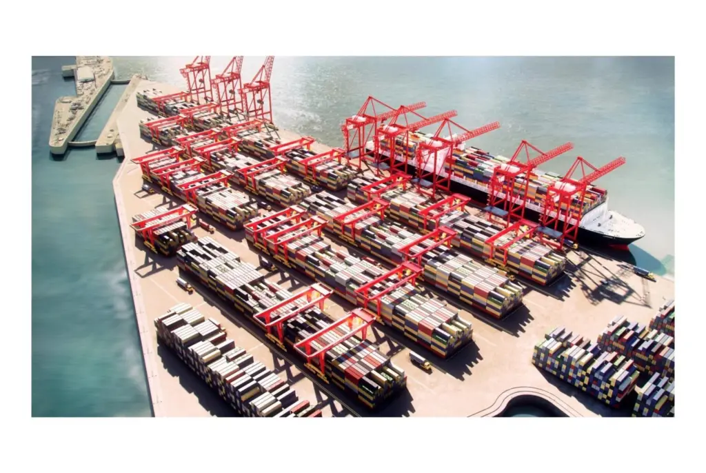 Liverpool2 will accommodate two 13,500 TEU container ships at the same time. Photos: Peel Ports