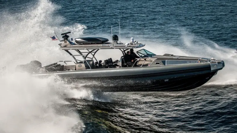 Operating fast craft close to coastlines places a high workload on the helmsman and navigator. Photo: Ernie Sapiro