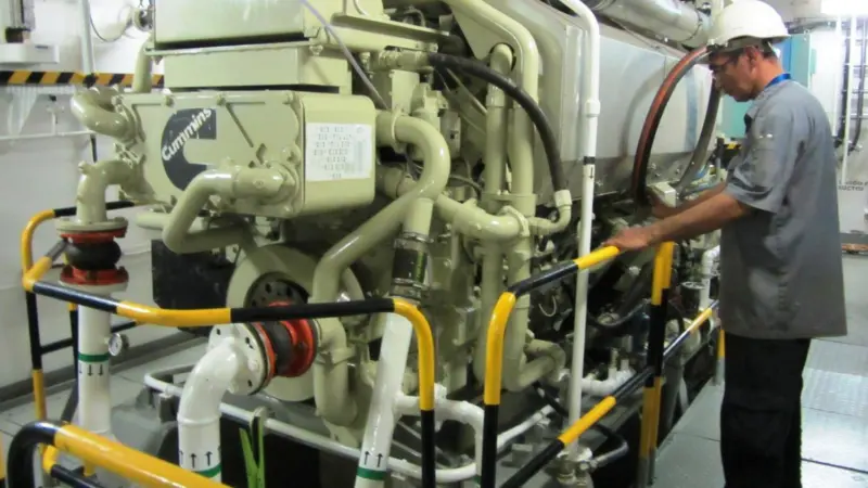 The newbuilds are fitted with Cummins QSK60M-MCRS IMO Tier II main engines. Photo: Scott and English