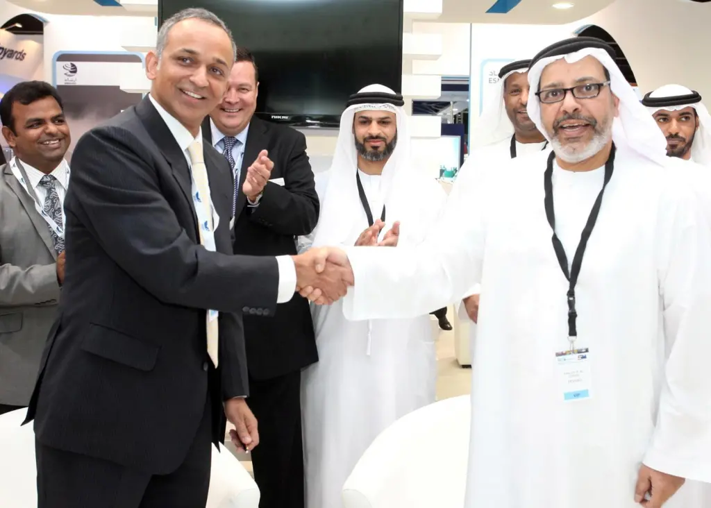 A number of major deals are being signed at Middle East Workboats and Offshore Marine 2013