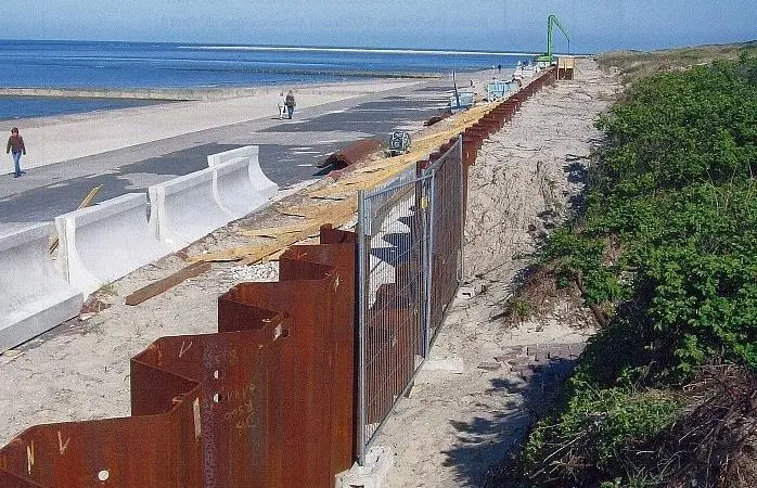Borkum defences will protect an area historically vulnerable to storm damage