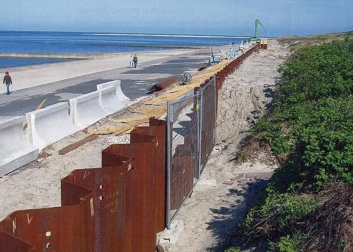 Borkum defences will protect an area historically vulnerable to storm damage