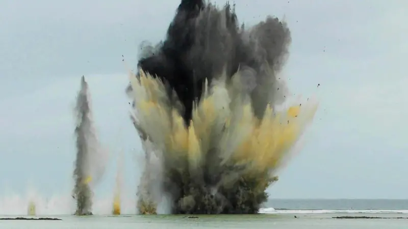 There is currently no guidance for the nearshore community when dealing with explosive remnants of war