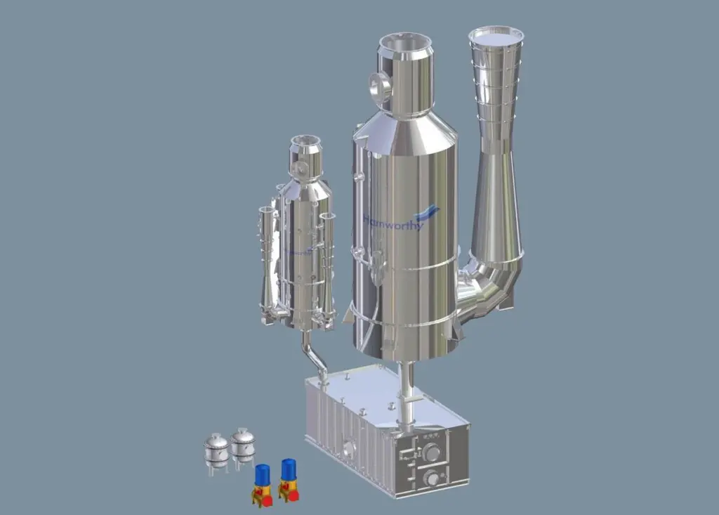 The Open Loop Scrubber system is designed to remove SOx and particulate emissions from the ship's exhaust