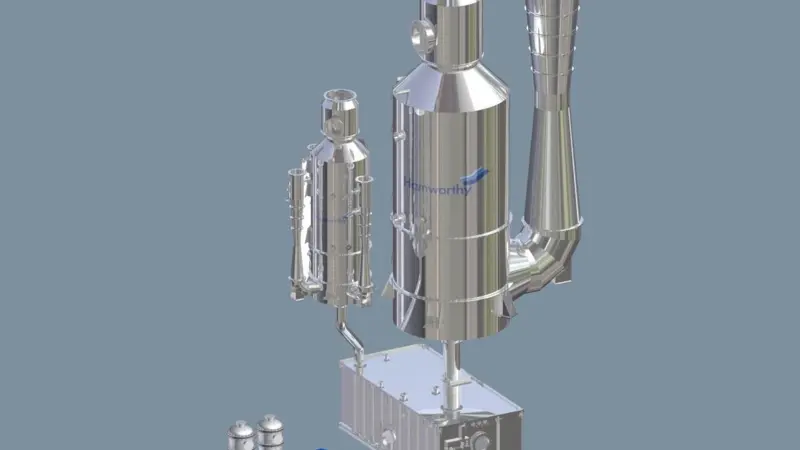 The Open Loop Scrubber system is designed to remove SOx and particulate emissions from the ship's exhaust