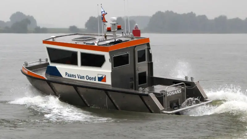 ‘Survey-machine’ is also capable of being a fast mob/demob survey or crew change vessel, with a maximum speed of 45km/h