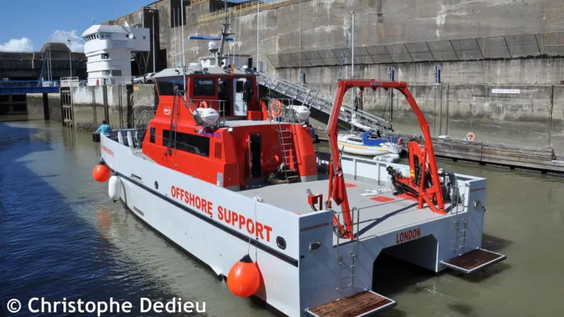 The dual role capability of Geo Surveyor X allows it to operate in an operations and maintenance capacity or as a survey vessel