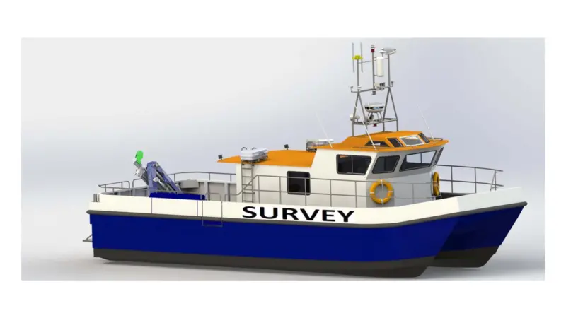 An artist’s impression of Nordic Sonar, which is currently under build